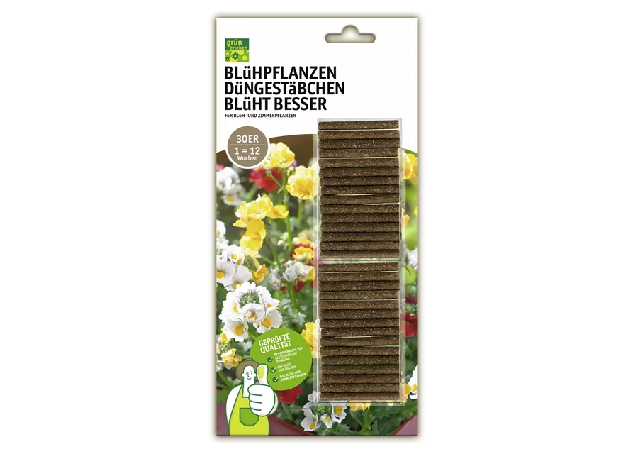 Blühpflanzen-Düngestäbchen Blüht Besser 